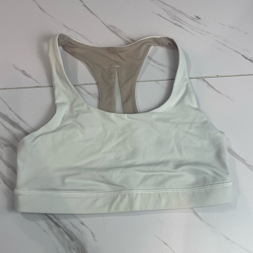 Lululemon White Sports Bra